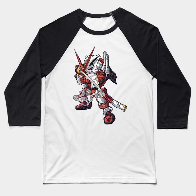 Astray Red Frame Deform Baseball T-Shirt by RatjoenMerch